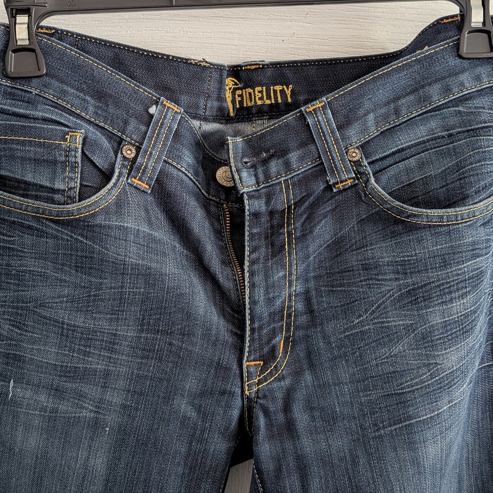 Fidelity Women's Blue Jeans 5011 - Picture 2 of 8